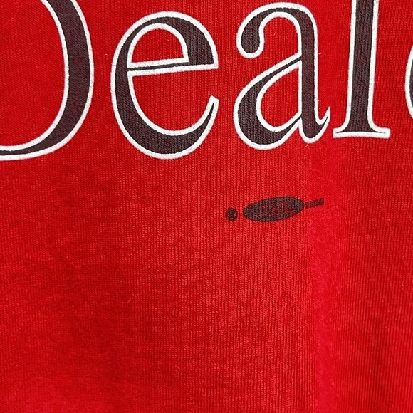 VTG ALORE Mens 2XL Red Short Sleeve T-Shirt Graphic tee - Picture 13 of 13